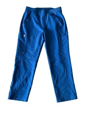 Figs Technical Collection Mens Medium Short Axim Cargo Scrub Pants Royal Blue