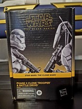 Star Wars the Black Series  Phase II Clone Trooper Battle Droid 2-Pack NEW