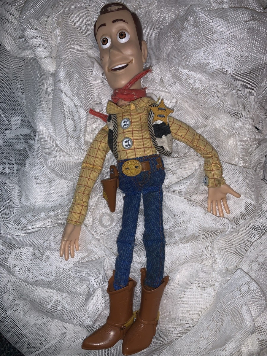 Deluxe Electronic Adventure Woody Toy Story 09336 2007 Hasbro Pull