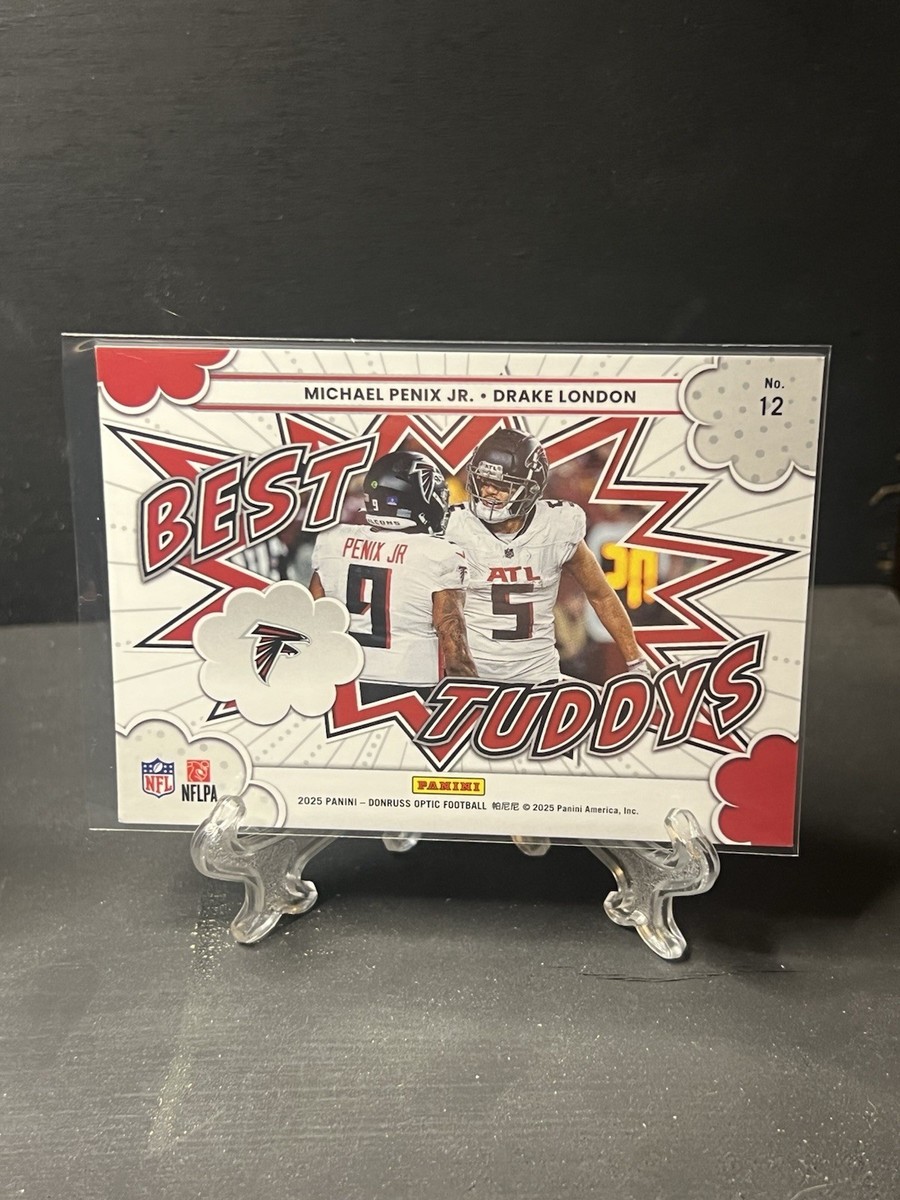 2025 Panini Donruss Optic Drake London Michael Penix Jr Best