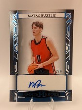 2024 Leaf Sports Heroes - Matas Buzelis Blue Platinum Acetate RC Auto /6 #BA-MB1