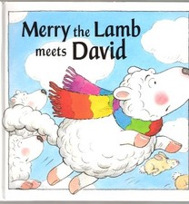 Merry the Lamb Meets David by Parry, Alan Hardback Book The Fast Free Shipping