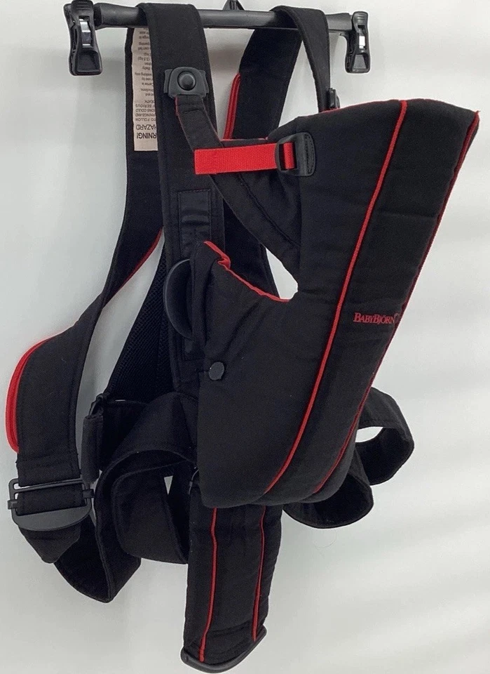 Baby Bjorn Baby Carrier черный красный хлопок сетки поясницы 8-26 фунтов (3,5-12 кг) 026164 - Изображение 2 из 4