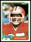 1981 Topps #106 Alfred Jackson RC Atlanta Falcons NM+