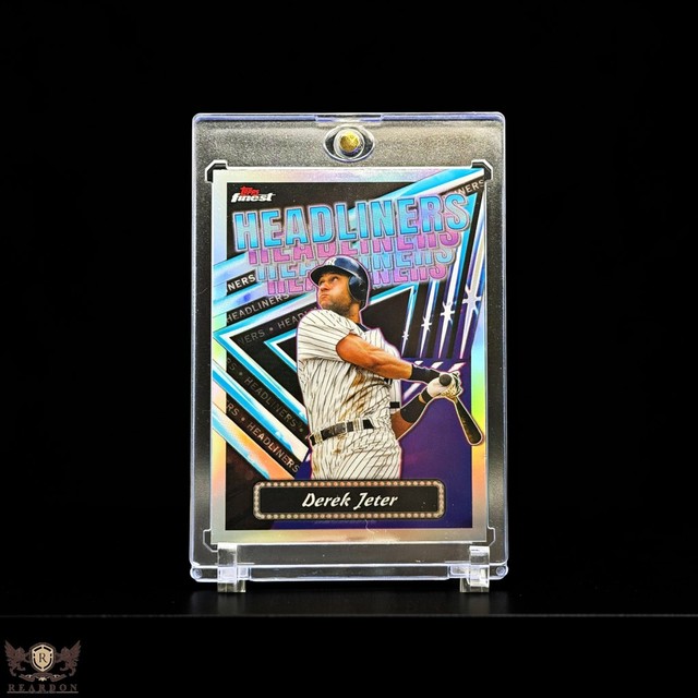 Derek Jeter Investment Baseball Card Chrome Mint Silver Refractor Insert SP