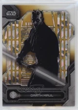 2024 Star Wars High Tek Death Interior Gold Diffractior 15/50 Darth Maul 0ui5