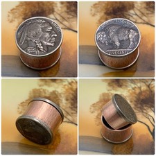 Unique Handcrafted Indian or Buffalo Nickel C...