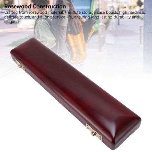 Wooden Flute Case Safe And Shockproof Accurate Slots Flute Storage Box For 16 Or - Picture 22 of 22