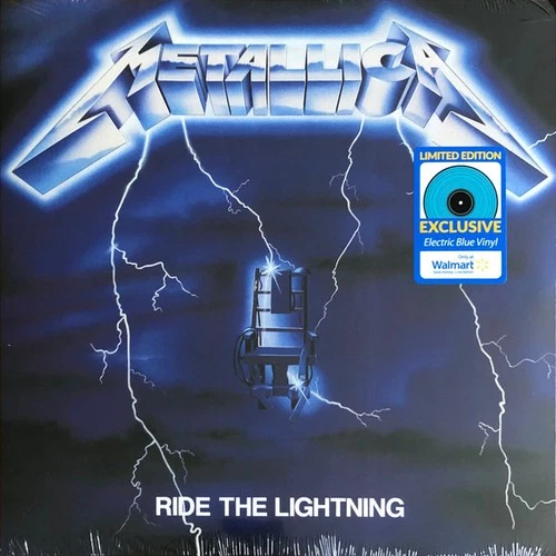Metallica - Ride The Lightning (ELECTRIC BLUE VINYL) - METAL *SEALED*