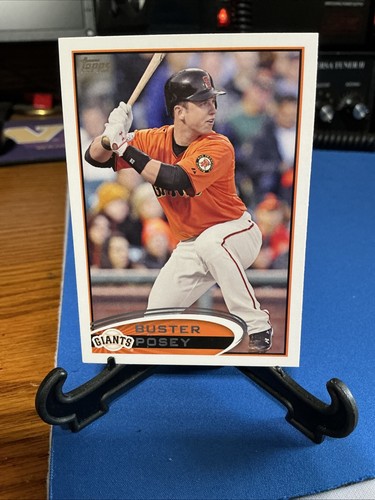 2012 Topps #398a Buster Posey San Francisco Giants - Picture 3 of 12