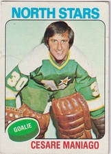 1975-76 Topps NHL #261 Cesare Maniago Minnesota North Stars