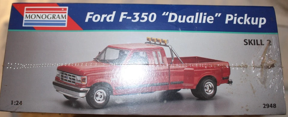 Monogram Ford F350 Duallie pickup model kit NEW IN SEALED BOX free shipping - Image 3 of 4