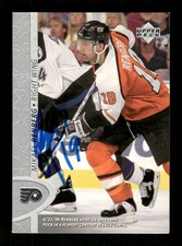 1996-97 Upper Deck  307 Mikael Renberg signed auto  JKAU1 BXCP25
