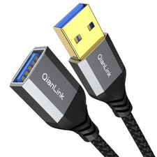 USB 3.0 Extension Cable 3.3FT , Nylon Braided USB Extender Compatible with Web