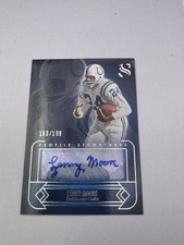 LENNY MOORE 2025 PANINI SILHOUETTE PROFILE SIGNATURES AUTO /199 Q5849