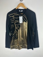 Authentic *CLG*  Versace Collection  V800491R Printed  L/S T Shirt - XS