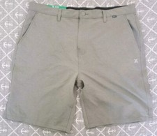 Hurley Men s 38 Hybrid Shorts Green Quick Dry Stretch Performance Swim Board NWT