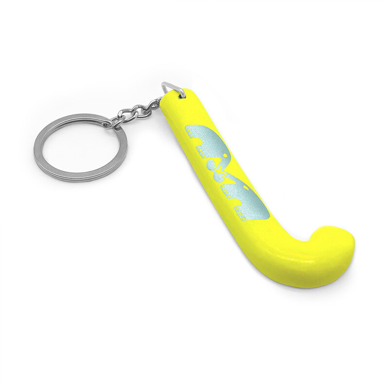 TK Hockey Stick Keyring - Yellow