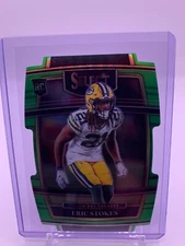 2021 Panini Select Concourse Neon Green Die-Cut PRIZM /349 Eric Stokes #88 RC