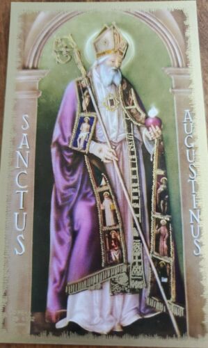 'Prayer to St. Augustine' prayer cards (pack of 4)