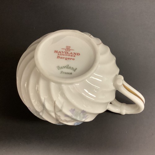 Haviland Limoges France Bone China Bergere Blue Flowers Creamer - Picture 7 of 10
