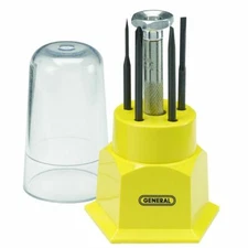 GENERAL TOOLS 5-pc. JEWELERS SCREWDRIVER SET, No. S605, IN MOLDED CASE