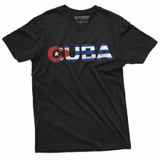 Cuba Flag T-Shirt Cuba Patriotic T-Shirt Cuba National Flag Tee Shirt Cuba Gifts