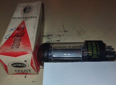 RAYTHEON ELECTRONIC TUBE 6F6GT