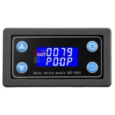 DC6-30V Digital LED Dual Display Cycle Timing Delay Timer Relay Module 0-9999min