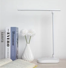 Touch LED Desk Lamp Dimmable Bedside Night Study Reading Light Table USB Ports