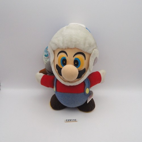 Super Mario C2911C 1World Bros Hammer Banpresto 1993 Toy 7" Plush Toy Doll Japan - 第 1/9 張圖片