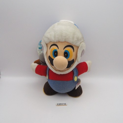 Super Mario C2911C 1World Bros Hammer Banpresto 1993 Toy 7" Plush Toy Doll Japan - Afbeelding 1 van 9