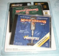 Memorex Karaoke Male Greats and Male Greats II 2-CD G Discs New Unopened 