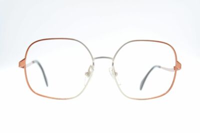 Vintage Optura Estetica rot verlauf rund Brille Brillengestell eyeglasses NOS