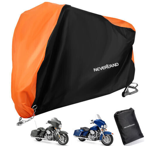 XXXL Waterproof Motorcycle Cover For Harley Davidson Street Glide FLHX Touring