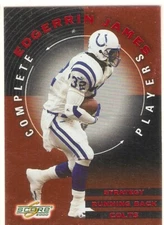 EDGERRIN JAMES 2000 SCORE COMPLETE PLAYERS INSERT 32 INDIANAPOLIS COLTS HOF