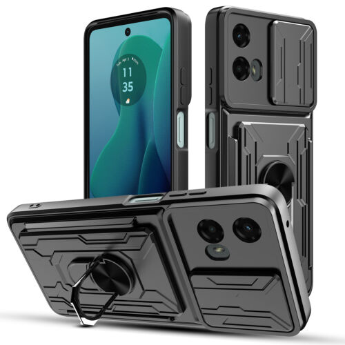 Funda con soporte de anillo/protector de pantalla para teléfono Moto G Stylus Power Play 5G 2024 - Imagen 12 de 15