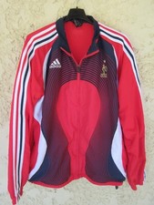 Veste ADIDAS équipe de FRANCE football FFF rouge vintage jacket training 186 XL