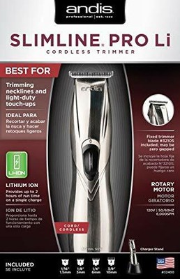 Andis Slimline Pro Li T-blade Trimmer Chrome | eBay