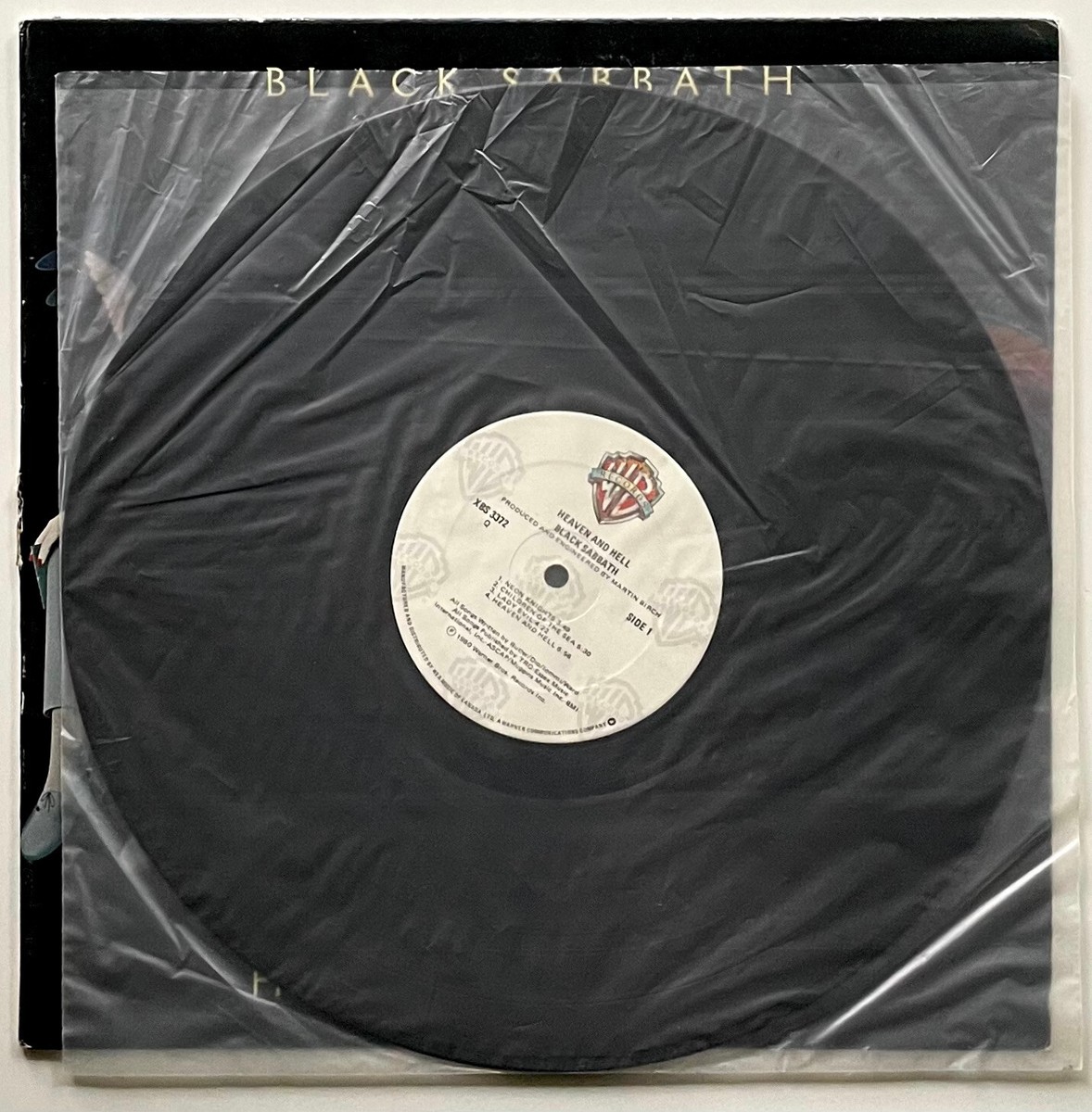 Vtg BLACK SABBATH Album HEAVEN & HELL Record 1985 PRESSING Lp