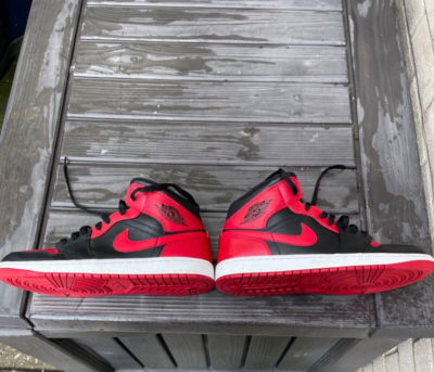 Size 10.5 - Air Jordan 1 Retro 2011 High Banned | eBay