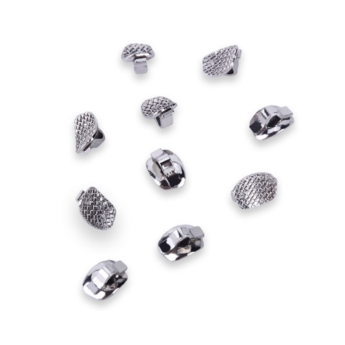 Dental Orthodontic Lingual Button Crimpable Hook Bondable Button Chain Mesh Base - Picture 42 of 58