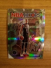 2019-20 Hoops Premium Stock Get Out The Way Kevin Durant Prizm