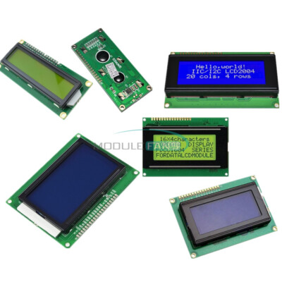 1601/1602/1604/0802/2004/12864  LCD Display Module Character For Arduino