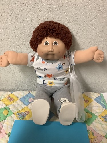 Vintage Cabbage Patch Kid SECOND EDITION HM #2 Auburn Loops Brown Eyes Boy