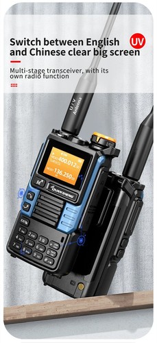 Quansheng UV-K6 Walperforated Talkie 5W Air Band Radio Type C UHF VHF Aviation - Zdjęcie 10 z 15