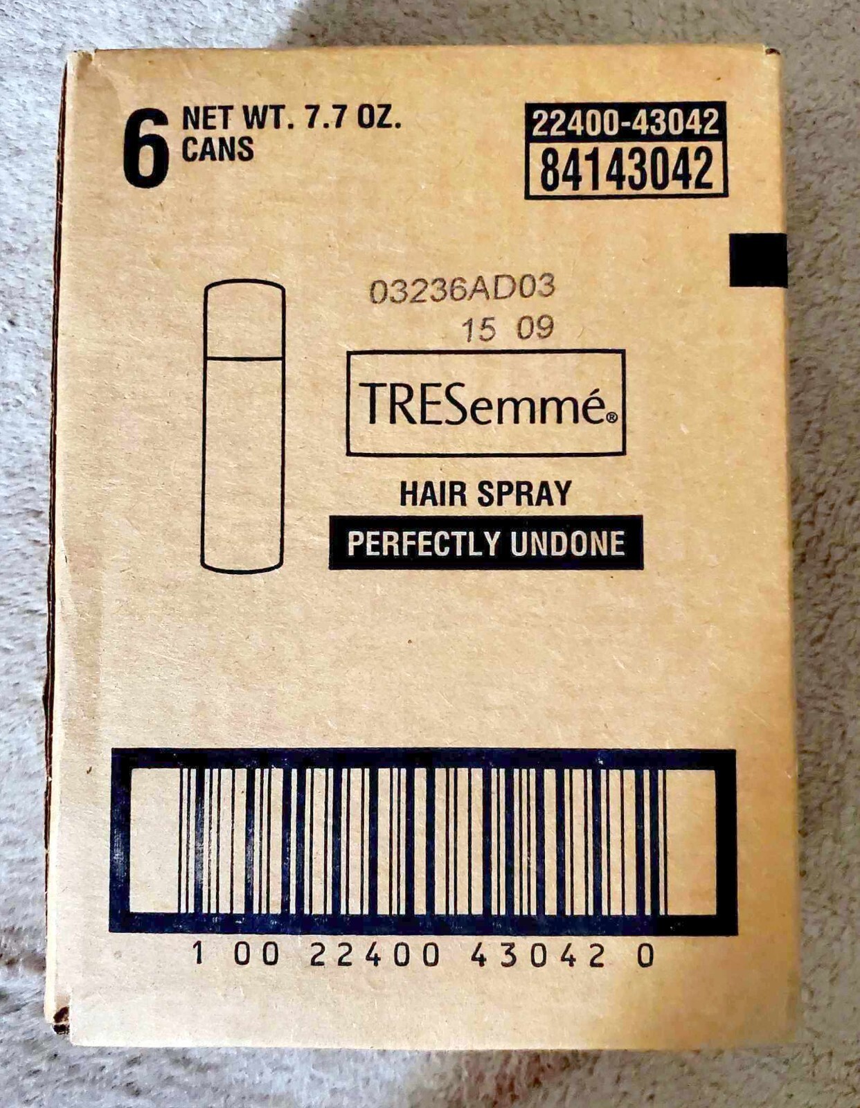 TRESemm&eacute; PERFECTLY (un)DONE Hair Spray - 7.7 OZ  ( 1/6 pcs)
