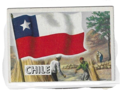 1956 Topps Flags of the World Chile (1) #69 EX+ o/c
