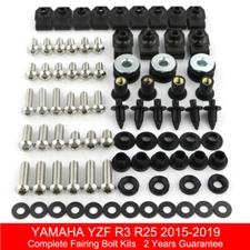Complete Fairing Bolt Bodywork Kit Fit For 2015-2019 Yamaha YZF-R3 YZF-R25 2018