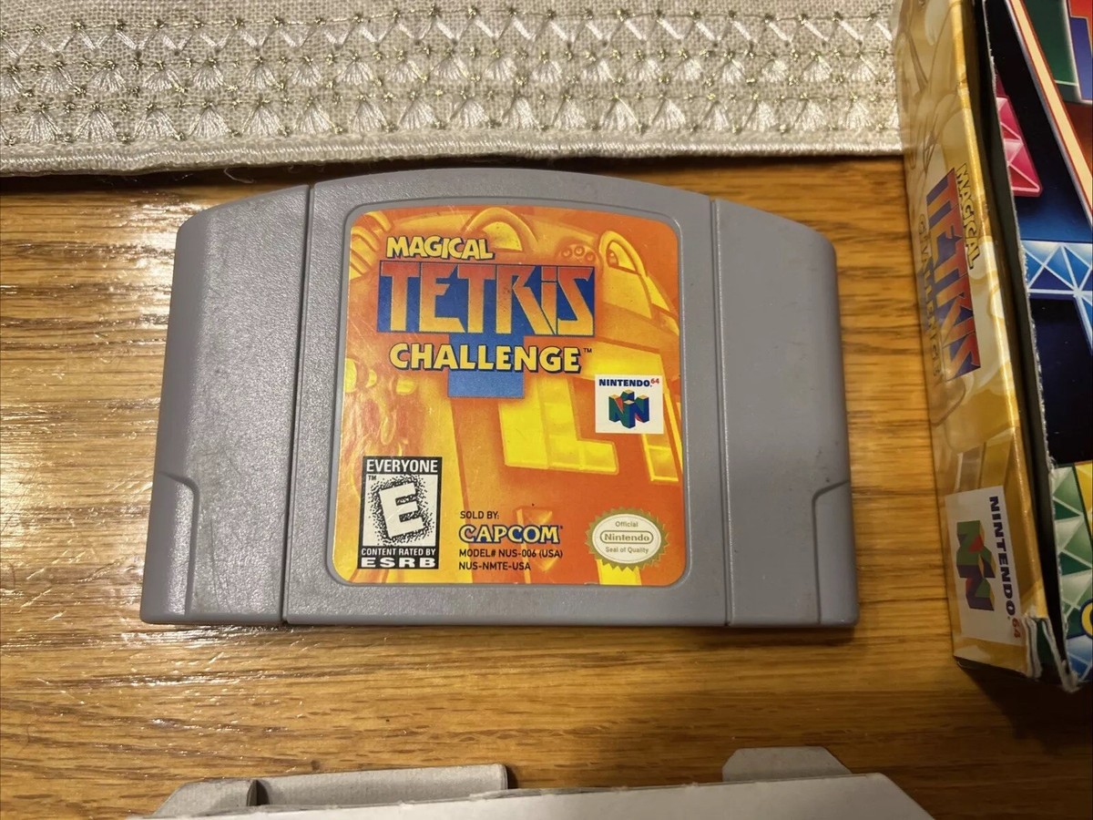 Magical Tetris Challenge for (Nintendo 64, N64) Cartridge, Box and